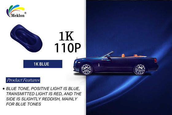 Cakupan yang baik 1K Stand Biru Cina Automotive Coating /Car Paint / Auto Refinish Paint