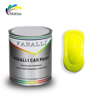 Cat Mobil Kuning Logam Top Coat Kelembaban tahan praktis Anti Fade