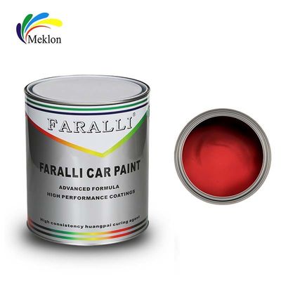 Advanced Raw Materials Auto Paint Aplikasi Tinggi HS 1K Crystal Red Car Paint