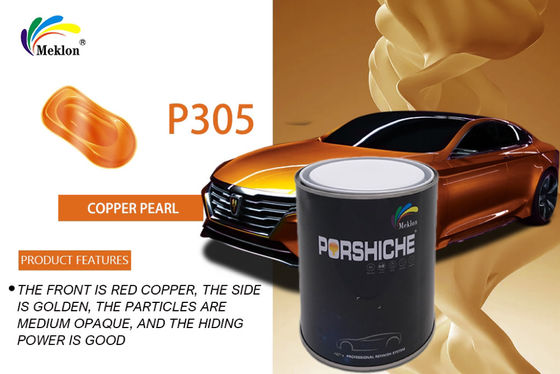 Nontoxic Tembaga Car Pearl Paint anti cuaca Anti UV Glossy Finish