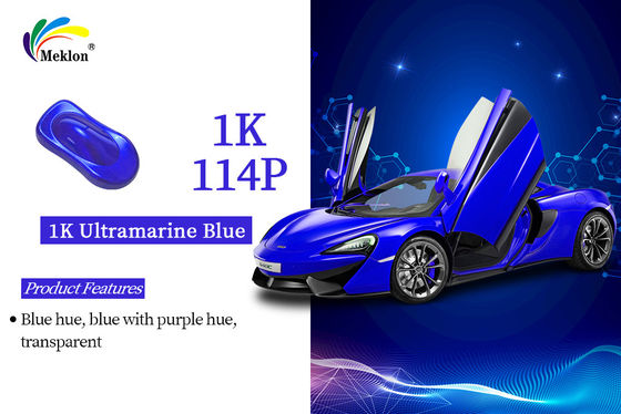 1K Ultramarine Blue Automotive Car Paint Perbaiki cat automotive
