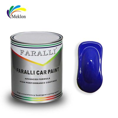 Anti-Fade High Gloss 1K Ungu Biru Metallic Base Coat Warna Auto Paint