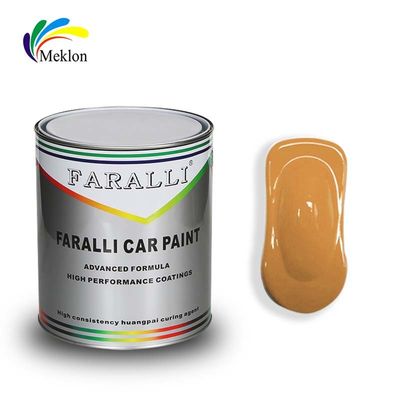 Anti-UV Semi Gloss Polyester 1K Transparan Pelapis Kuning Cat Otomatis Metal