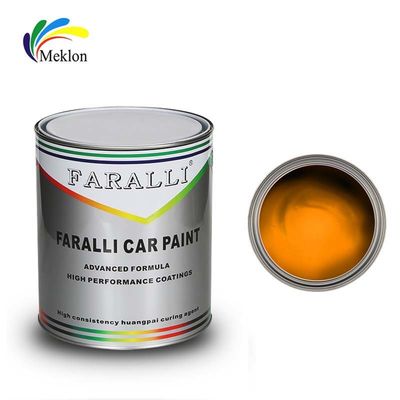 Anti-UV Semi Gloss Polyester 1K Transparan Pelapis Kuning Cat Otomatis Metal