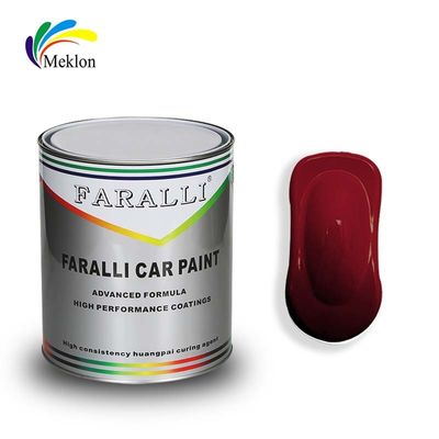 Cat Auto Base Coat yang tahan UV Multifungsi Merah Cerah