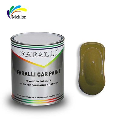 Mud Yellow 1K Cat Mobil Basecoat Lapisan Akrilik Tahan Jamur