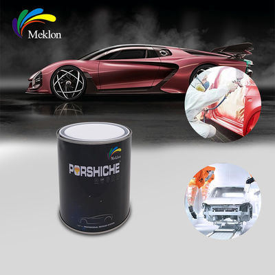 Cat mobil warna merah mawar tahan air tidak beracun, produk finishing mobil berkilau