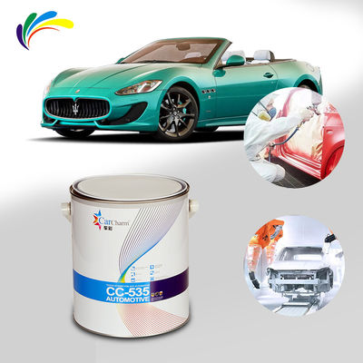1K Solid Color Automotive Base Coat Paint Yellow Green Cat Mobil