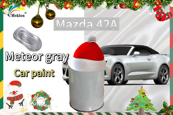 Rumus khusus untuk 42A Meteor Warna abu-abu bagus cat mobil untuk Mazda