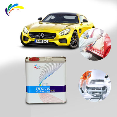Konsentrasi Bau Rendah Auto Base Coat Pelindung warna kuning lemon Cat mobil