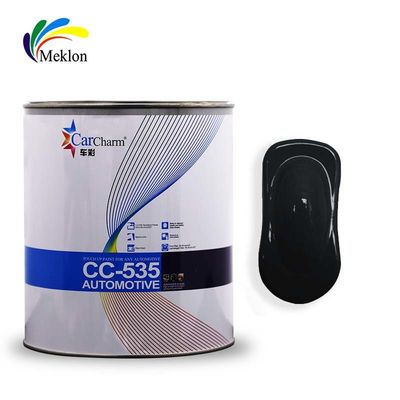 High Hardness Auto Refinish Paint 2K Topcoat Meskipun Cat Mobil Hitam