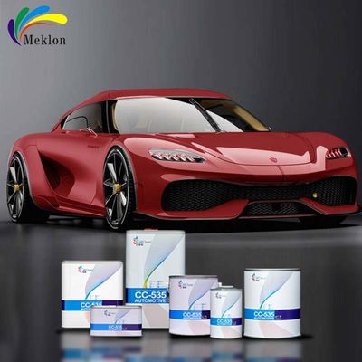 Cat Customization Fine Red Pearl Ready Mixed Car Paint untuk Aplikasi Otomotif