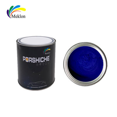 Penyemprotan cat otomotif untuk cat mobil 2K berdiri cat biru topcoat