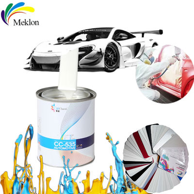 Cat mobil putih halus yang mengkilap, cat acrylic tahan lama untuk mobil