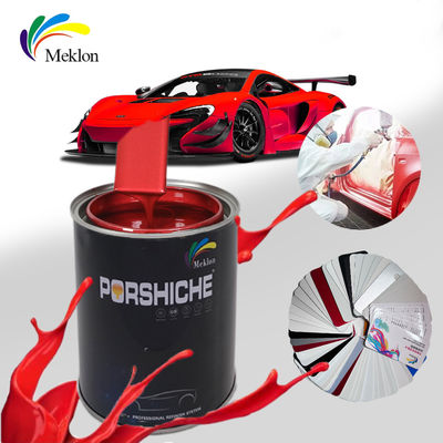 2K Cat Mobil Merah Cerah Top Coat awet tahan goresan dan Vibrant