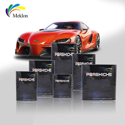 2K Cat Mobil Merah Cerah Top Coat awet tahan goresan dan Vibrant