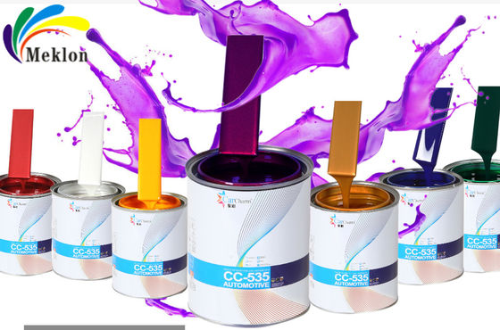 grosir Cat Mobil Ungu 2K Top Coat Refinish Paint Untuk perbaikan mobil