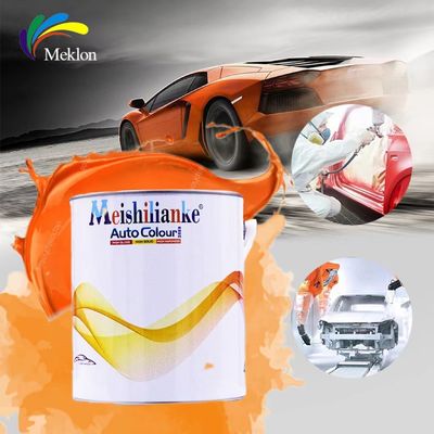 Oranye Automotive Basecoat Paint Acrylic Aotu Coat Untuk Perbaikan Mobil