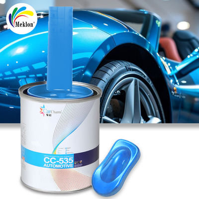 Cat Mobil Kristal Biru Stabil Tanpa Bau Pemasok Cat Otomotif Metallic Proof UV