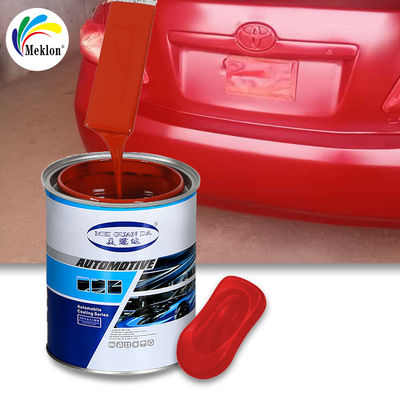 217 Lapisan Merah Auto Refinish 1K Perak Metallik Polyurethane Cat Otomotif