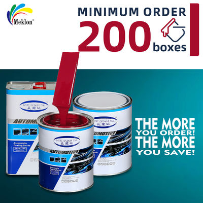 Auto Body 1K Basecoat Warna Merah Crystal Coating Automotive Spray Auto Base Cat Mobil