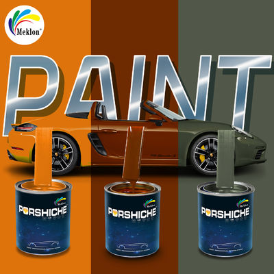 Cat mobil berkilau tinggi tahan lama 2K Solid Color Coating Basecoat Cat mobil