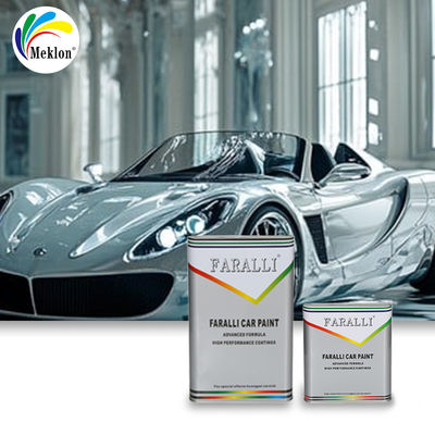 High Gloss Liquid White Pearl Refinish Metallic Purple Cat Mobil Cat Mobil 2K Solid Color Coating Basecoat Cat Mobil