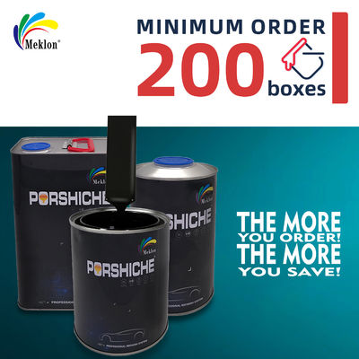 Warna Cerah Cat Refinish Mobil Kandungan Padat Tinggi 1K Basecoat Warna Auto Paint