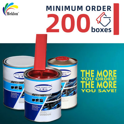 1K Red Car Refinish Paint Tim R & D dan Produksi Independen dengan Masterbatch Charts dan Kartu Warna