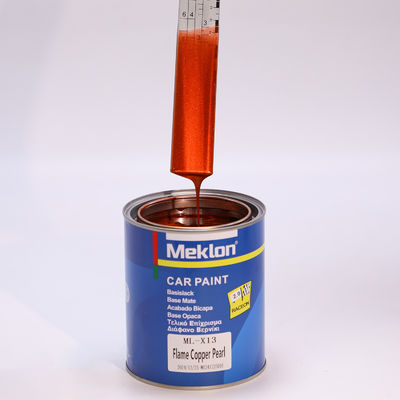 Automotive 1K Flame Copper Pearl Acrylic Liquid Coating Mudah Aplikasi Sistem Campuran Cat Mobil Pabrik Harga Grosir untuk