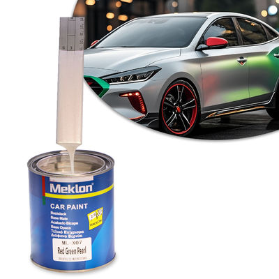 Automotive 1K Merah Hijau Mutiara Tinggi Padat High Gloss Akrilik Cat Mobil Hot Sale Harga Pabrik