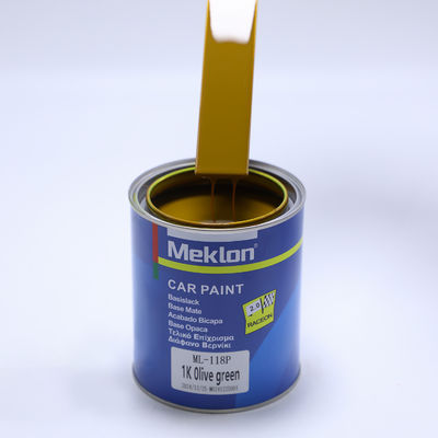 1K High Performance Olive Green Car Paint Resin Liquid Coating Untuk Spray Acrylic Paint Dengan Penampilan Bubuk