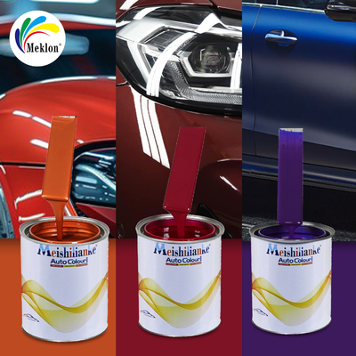 Cat Tahan Cuaca dan Tahan UV Cat Perbaikan Mobil Merah Oranye