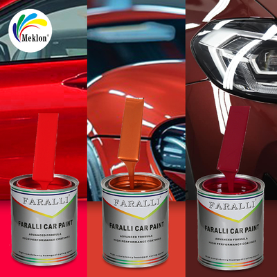 Penjualan Langsung Pabrikan Cat Mobil Merah Terang Gloss Tinggi Berkelanjutan Tahan UV