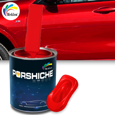 Basecoat High Gloss Mirror Effect Cat Mobil Cat Otomotif 1K Cat Besar Merah Perbaikan Mobil Cat Murni Dan Penyedia Warna Penuh