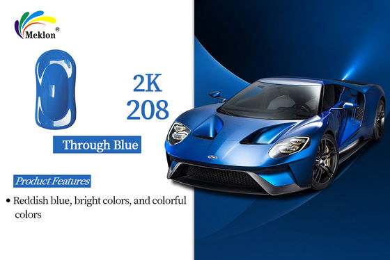 Cat mobil 2K yang stabil lapisan atas tidak berbahaya tahan alkali Anti UV