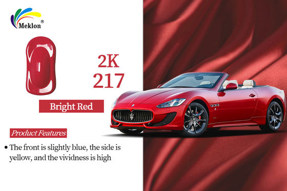 Cat mobil merah terang tanpa bau tahan alkali