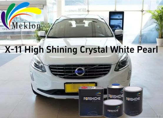 Tidak berbahaya Stabil Perlescent Auto Paint Perlindungan UV Crystal White Pearl Paint
