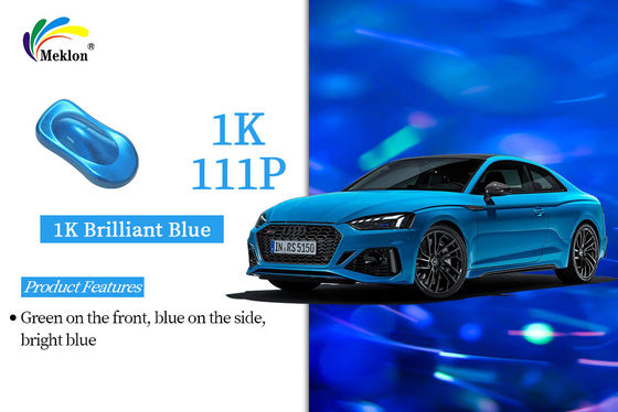 1K Brilliant Blue Auto Body Coating Car Paint Rust-Proof Quick-Drying 1K Cat Metallic