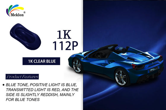 China Popular 1K Transparan Biru automotive paint untuk perlindungan permukaan mobil