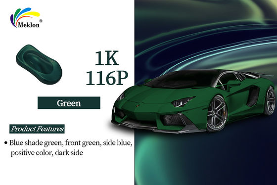1K Melalui Cat Auto Green Base Coat untuk Coverage yang tak tertandingi & High Gloss
