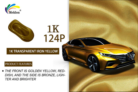 Auto Coating 1K Transparent iron Kuning Akrilik Refinish Glitter Cat mobil
