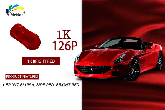 Cat mobil tahan asam Basecoat Solid Warna Merah Anti-oksidasi