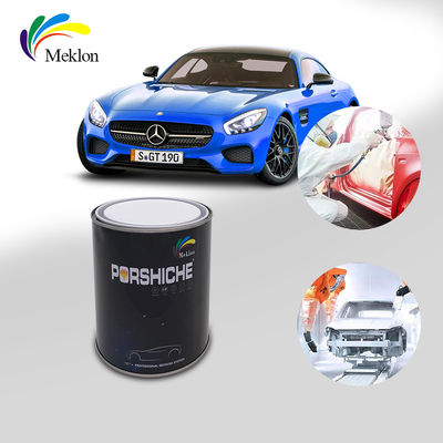 Cat mobil perak logam tidak beracun tahan air stabil berkilau warna biru