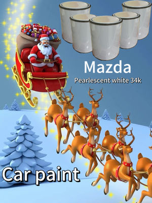 34K White pearl Refinish Car Paint High Resistance Cocok untuk Angkesela Auto