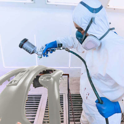 Siap dicampur cat mobil Audi LX9C Putih Auto Painting Coat