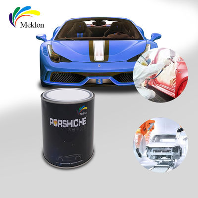 Penyemprotan cat otomotif untuk cat mobil 2K berdiri cat biru topcoat