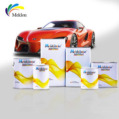 Oranye Automotive Basecoat Paint Acrylic Aotu Coat Untuk Perbaikan Mobil