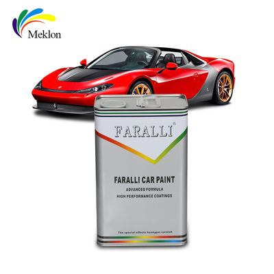 Cat mobil merah oranye yang disetujui ISO/MSDS/SGS untuk perlindungan dan perlindungan yang sangat baik