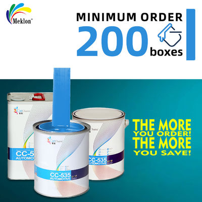 Cat Mobil Kristal Biru Stabil Tanpa Bau Pemasok Cat Otomotif Metallic Proof UV